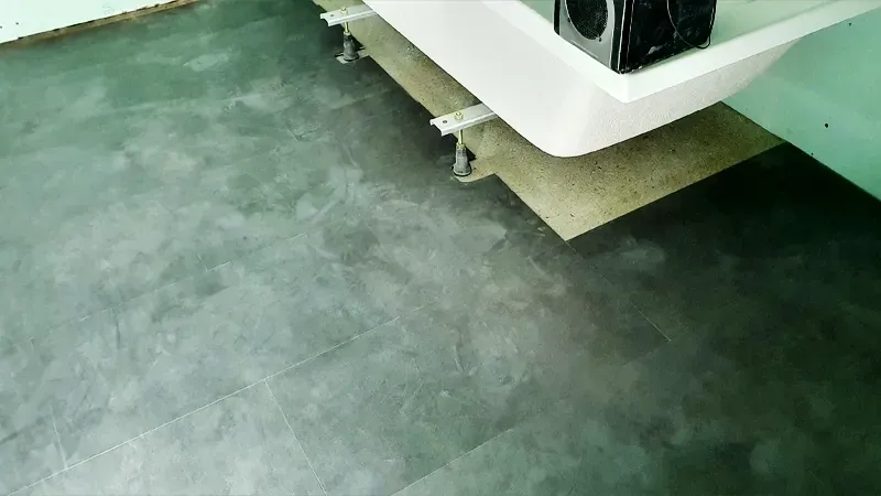 pose de lino à Quintin