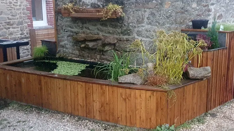 Création de bassins décoratifs à Quintin